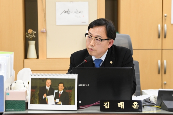 순천시의회 김태훈 의원(더불어민주당, 조곡·덕연)의 의정활동 사진