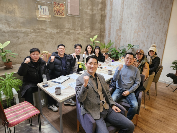 순천시 해룡면 고등학교 유치 추진협의회 사진, (맨앞 가운데) 이현택 협의회장