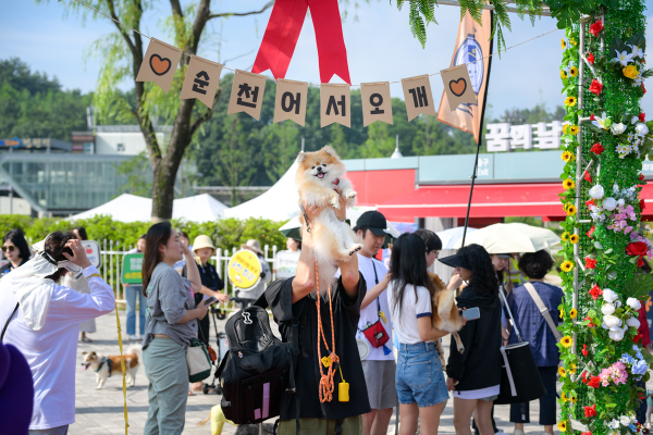 이번 행사를 위해 함께 준비된 2025 순천 댕댕트레인은 참가자들의 뜨거운 반응을 이끌었다.